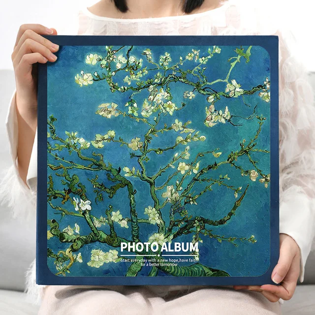 Large capacity 16/18 inch self adhesive picture album  DIY handmade scrapbook memory book