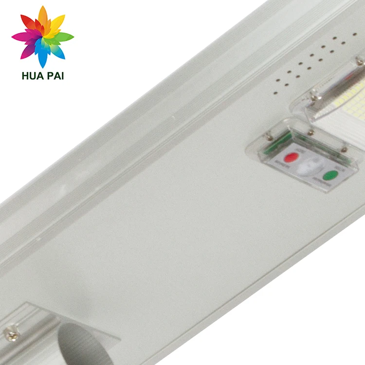 HUAPAI Hot Selling Wall IP65 Strong Waterproof Fearless Residential 100 200 300 400 500 W All In One Solar Street Lights
