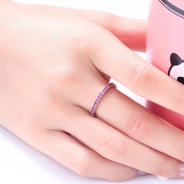  Anillos de compromiso плата 925 joyeria с украшением в виде кристаллов обручальное кольцо Стерлинговое Серебро Циркон