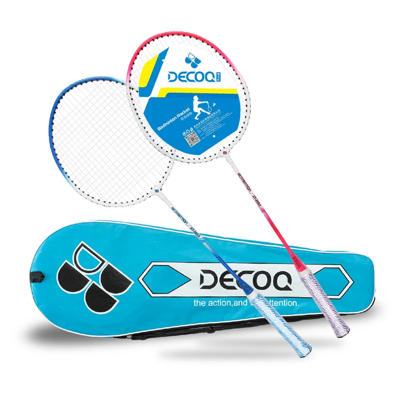 National Team Ultralight High Quality Super Light Weight Indoor Iron Badminton Racket Set For Badminton Competition