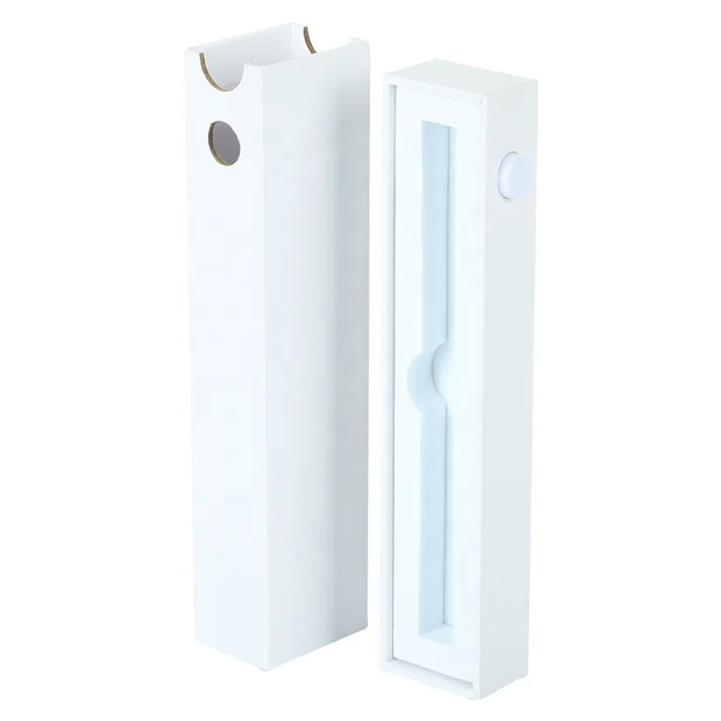 UKETA customized child proof safety button lock cartridge packaging sliding Child Resistant paper box with insert