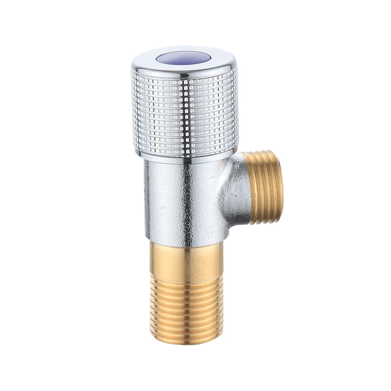 brass angle valve Cold Hot Water Stop High Quality Material Durable Bathroom Basin Faucet angle valve