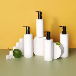 Custom colors Cylinder PET Big Volume Plastic Mist Spray Bottle with Lotion Pump