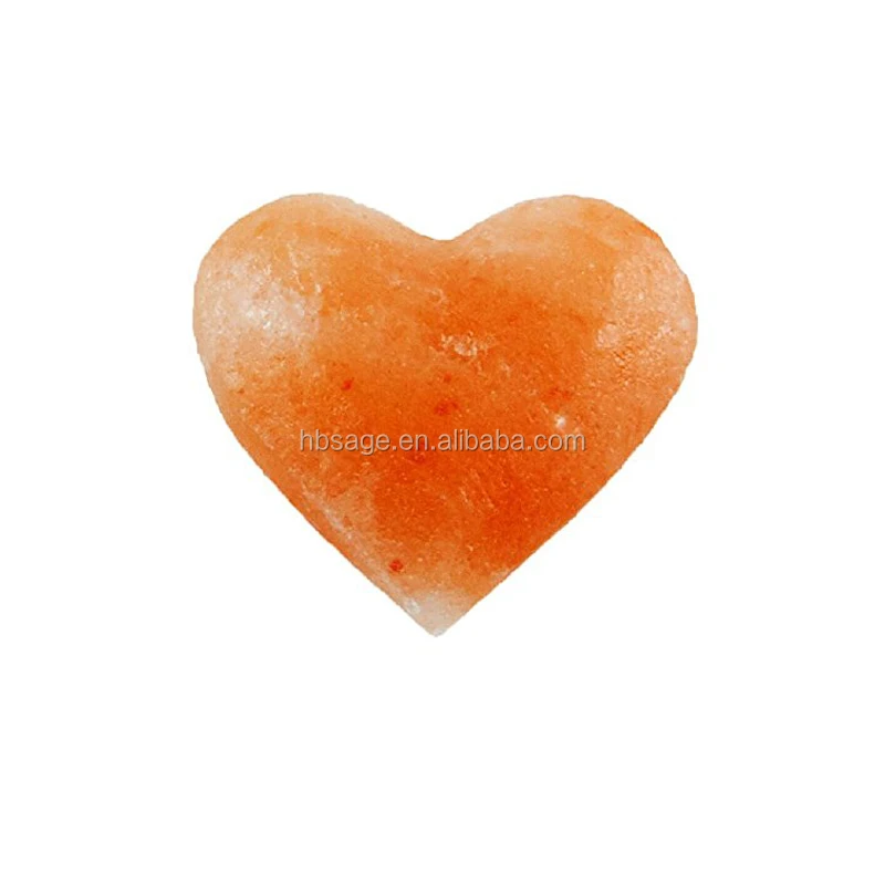 Pink Mini Himalayan Heart Salt For Lamp Accessories / Salt Soap
