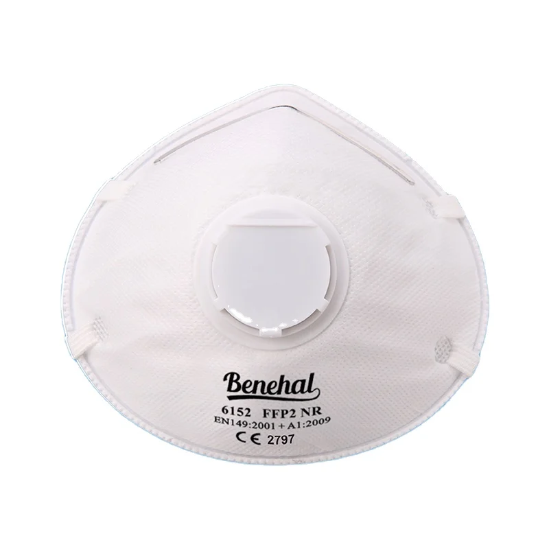 Beneha cup shape CE ffp2 face mask with valve