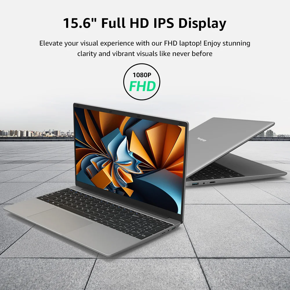 15.6 inch Win 11 Home brand new notebook N5095 2.4Ghz DDR4 12GB RAM 512GB ROM and HD screen laptop computer not refurbished lapt