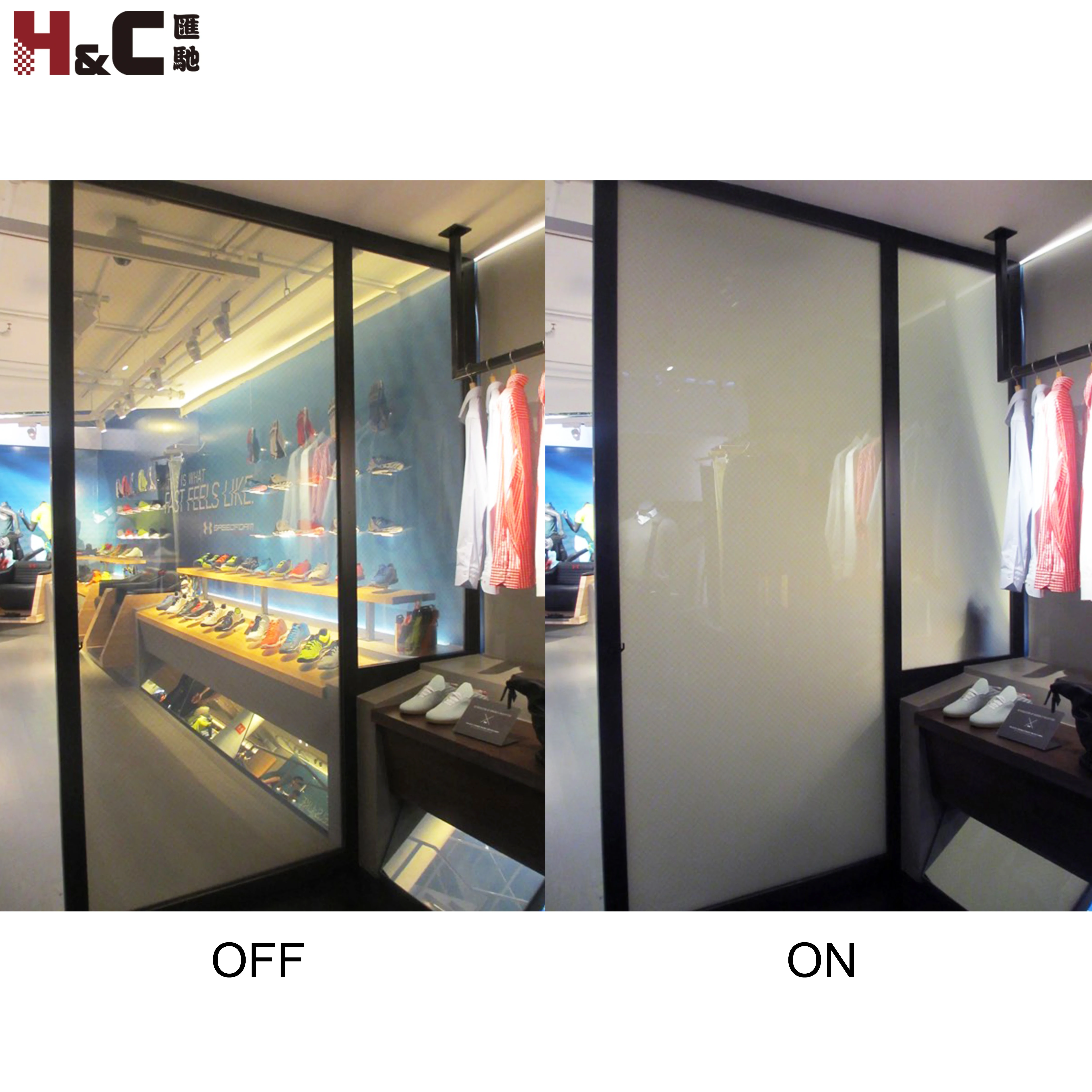 Super Clear Magic Tinted Sun Film Electronic Intelligent Switchable Smart Glass Film