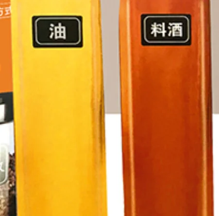 500ml glass square cooking olive oil storage dispenser bottle with spout for condiment soy sauce