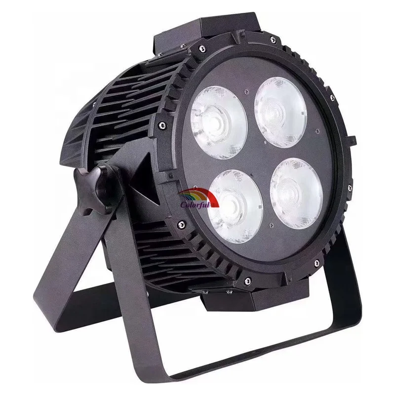 High Quality Outdoor 4X50W Warm White COB LED Par Light With DMX512 Control