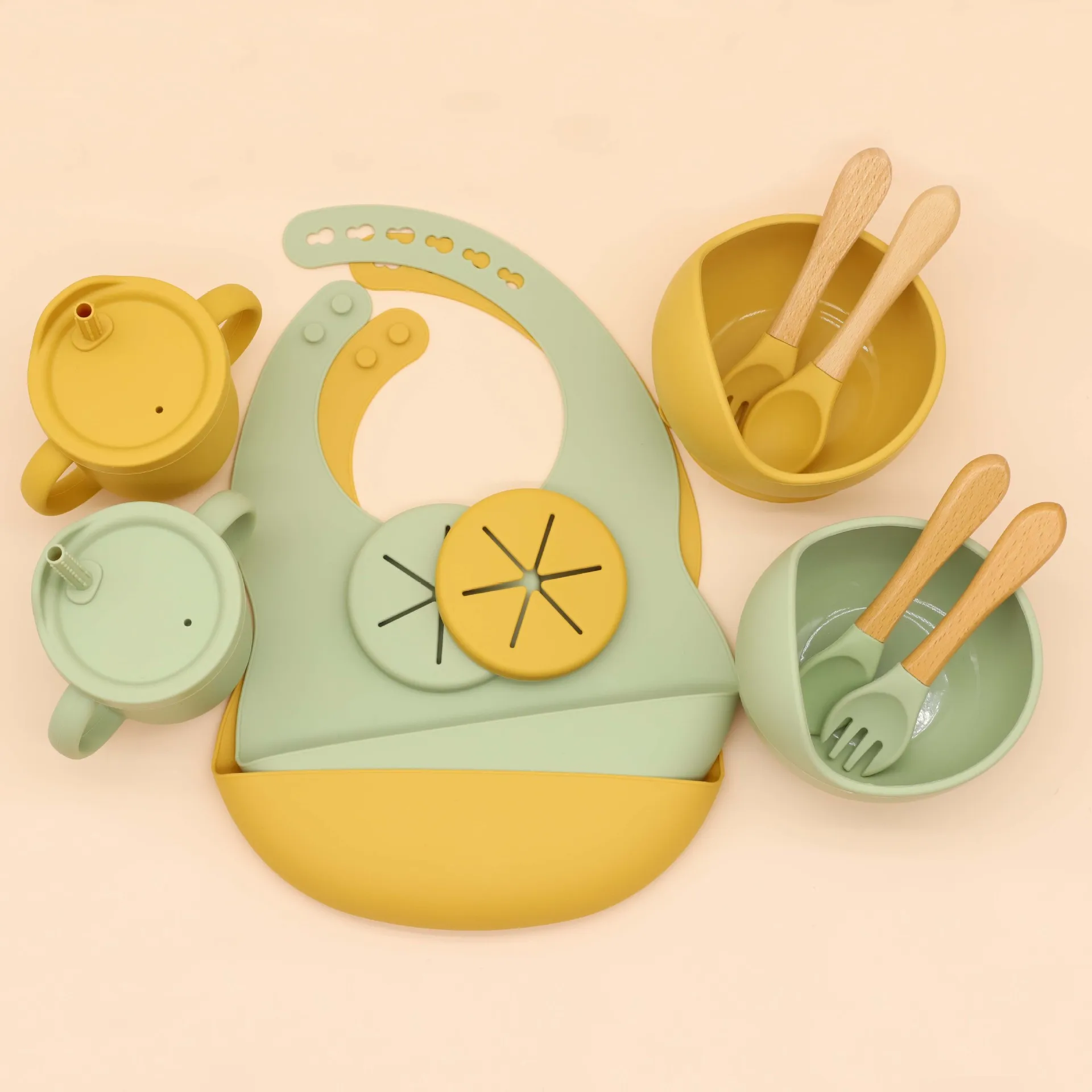 silicone tableware for kids children reasonable price silicone suction bowl baby  baby feeding set for kids toddle