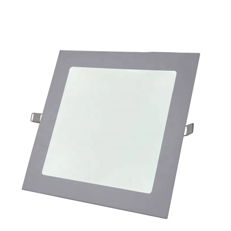 
White 2 Years Warranty Square SMD2835 6W Recessed Led Flat Panel Lighting 
