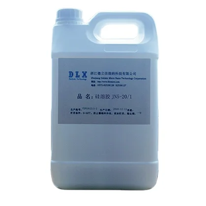 Small moq high standard high temperature resistant JN5-20/1 low sodium silica sol