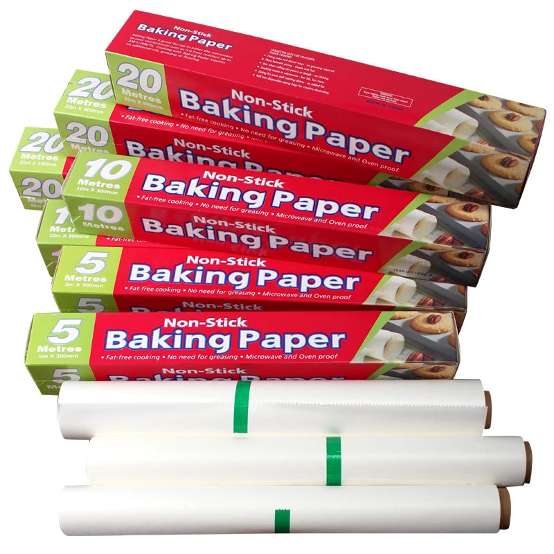AIUDO Home New High Quality Temperature Resistance Water-Proof Non-stick Various Sizes Short Lead Parchment Baking Paper Roll