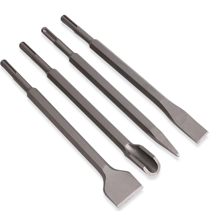 13pcs Diamond Drill Bit Set SDS Plus Hammer Drill Bits & Chisel for Masonry Concrete Work Twist Processed Kit