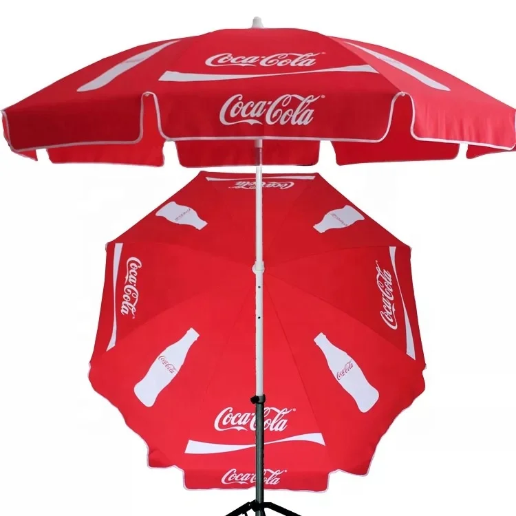 Holt Sale Beach Umbrella with stand Outdoor Logo Print Windproof Tigo sea umbrella Beach Umbrella