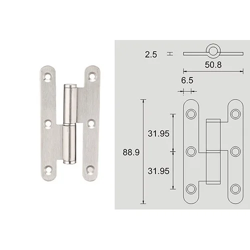 2.5MM thickness stainless steel door hinge life off hinge