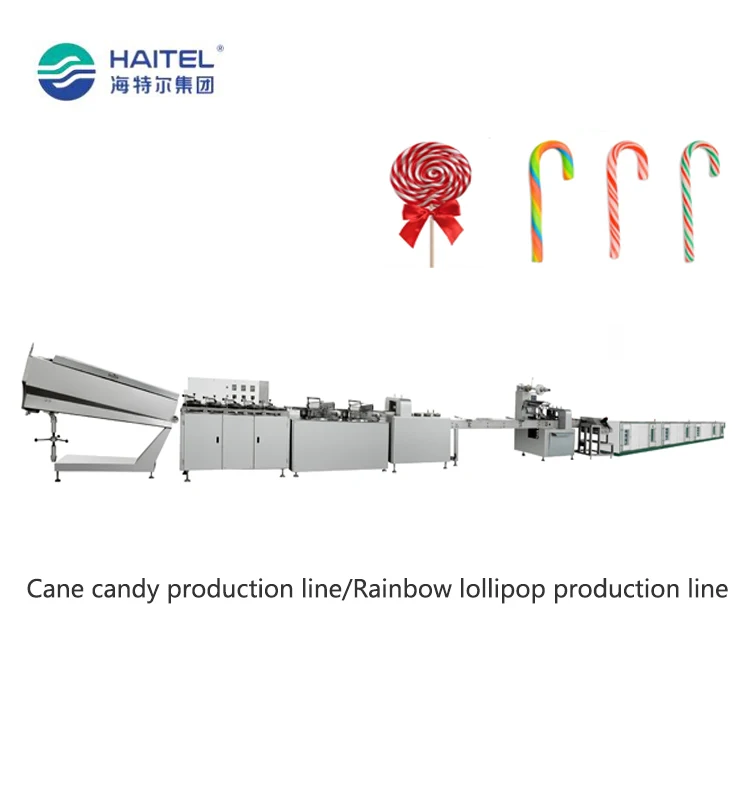 Полиностью автоматическая линия по производству твердых конфет леденцов машина для формирования  конфет леденцов