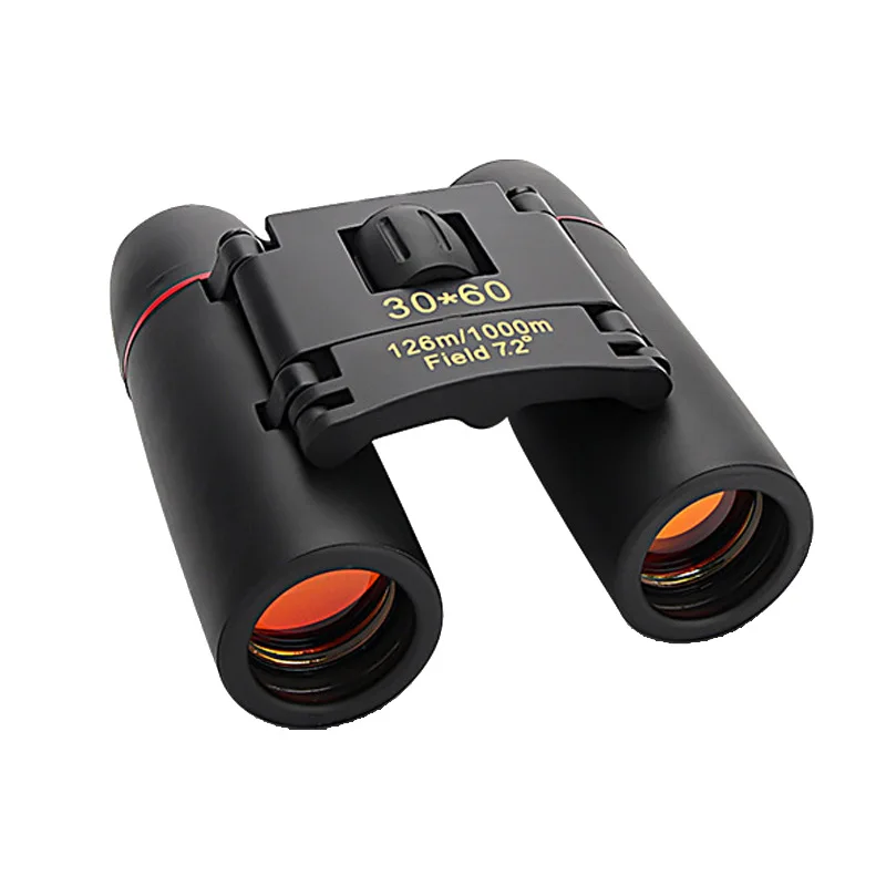 Compact Binoculars night vision foldable portable mini outdoor cherry Binoculars for outdoor Travelling Watching Hiking