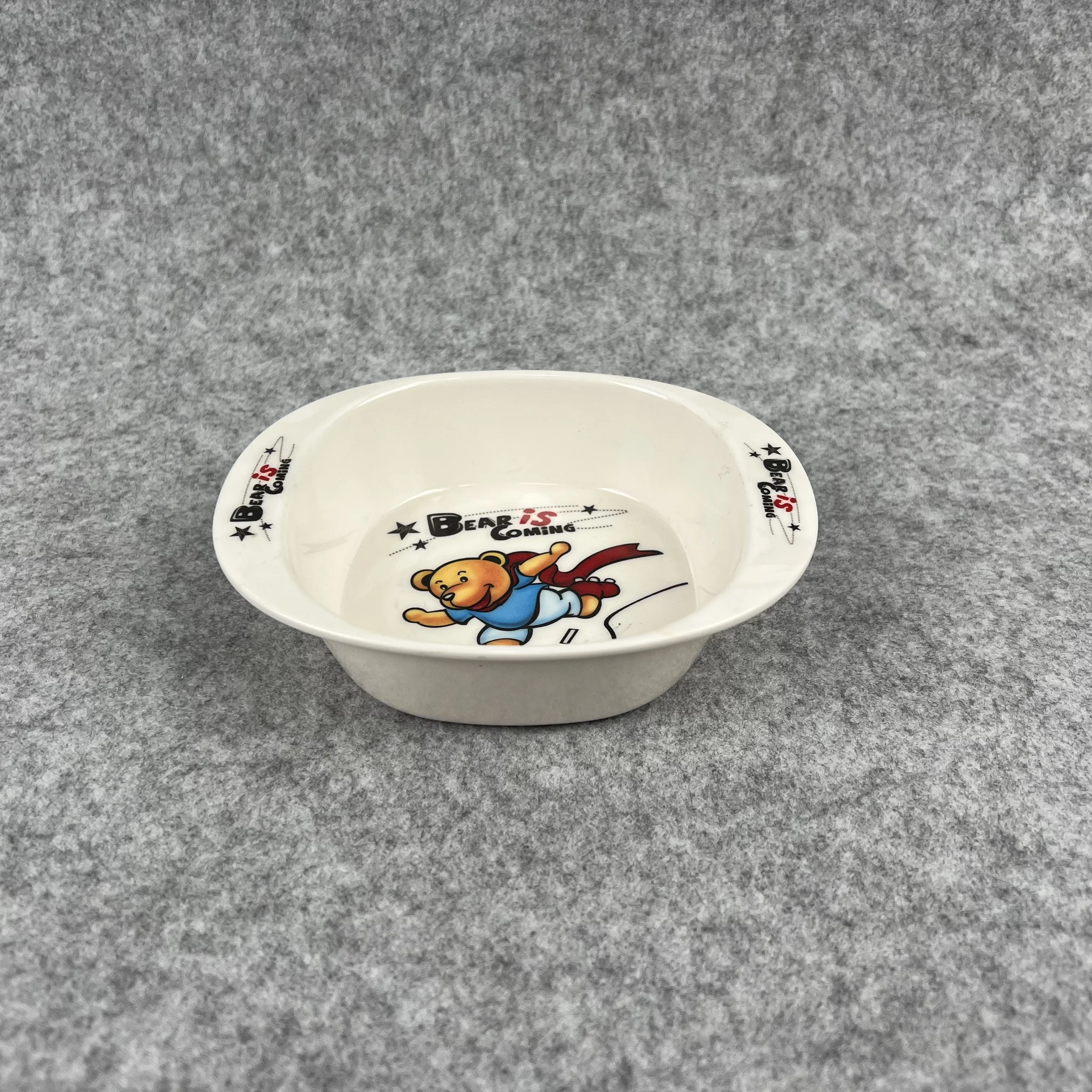 melamine kid bowl custom design OEM child serving bowl plastic dinner lovely rice bowl