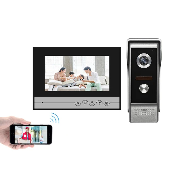 Wifi Network Intercom Doorbell Residential Entrance Management System Video door phone