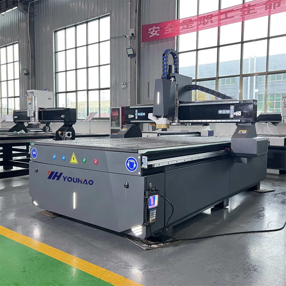 YOUHAOCNC Cheap Price 1300*2500mm Cnc Router 4*8f Wood Router For Wood Cutting Engraving machine