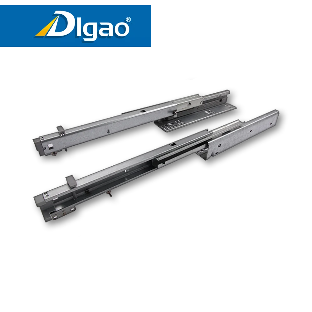 Digao triple extension mepla drawer slide heavy duty telescopic slide rail