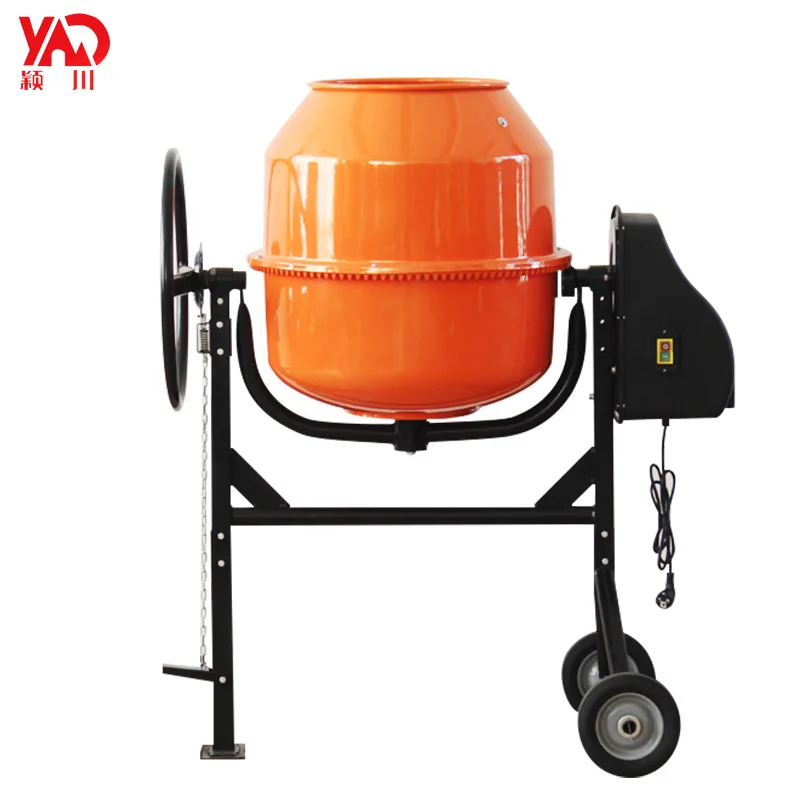 Cement mortar concrete feed roller seed fertilizer drum mixer