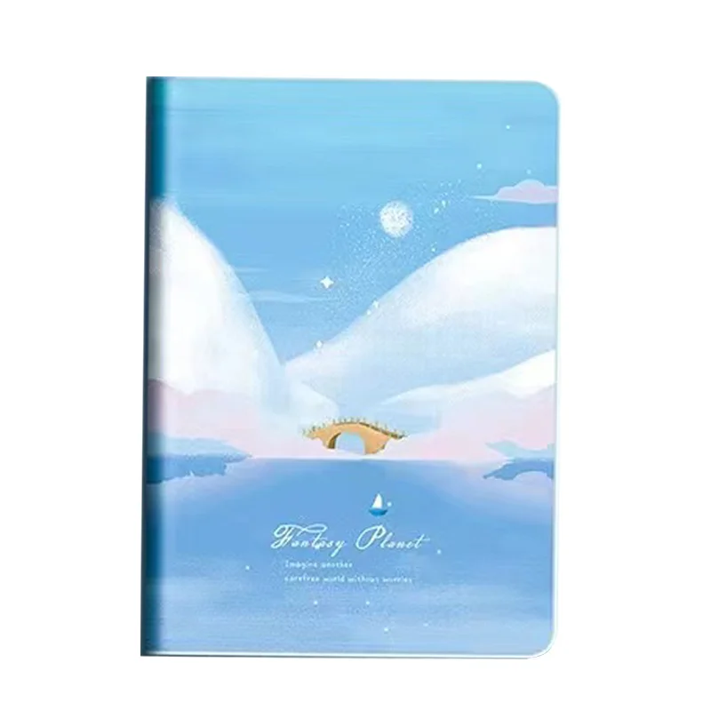 cheap price the plastic cover custom size  student  notebook diary exercise book