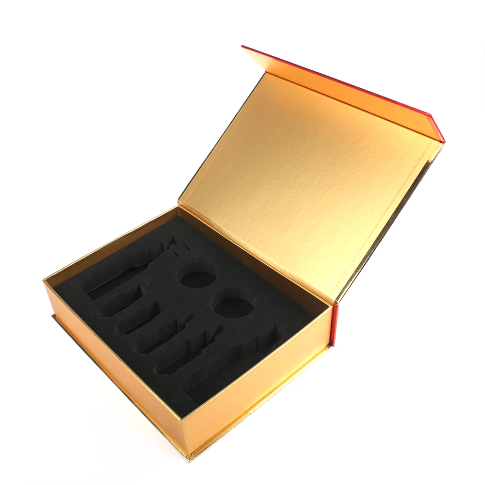 High Quality Customized Eva Packaging Jewelry Velvet Gift Box Foam Insert