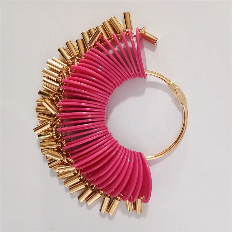 Hair Swatches for Testing Color Hair Coloring Rings/Card Hair Dye Charts Salon Hairdressing