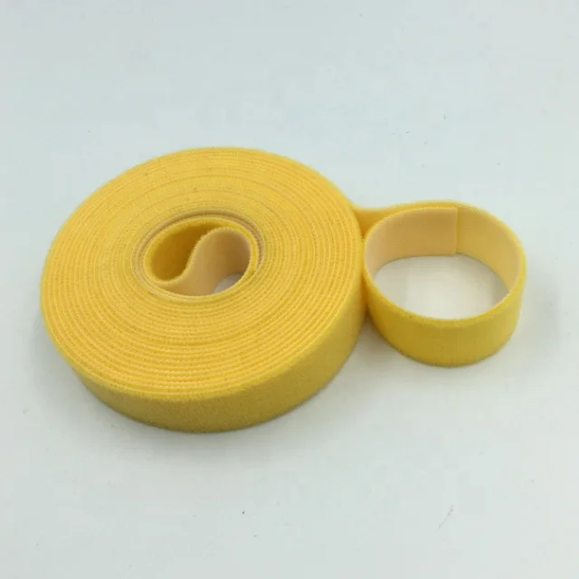 Multi-function high quality fabric nylon double side cable ties soft back to back hook and loop strap tape