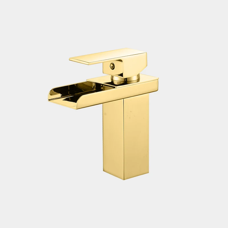 Grifo De Bano Monomandos Lavamanos Cascada Monomando Cromado Water Dispenser Washroom Faucet  Chrome Finish Washbasin Faucet