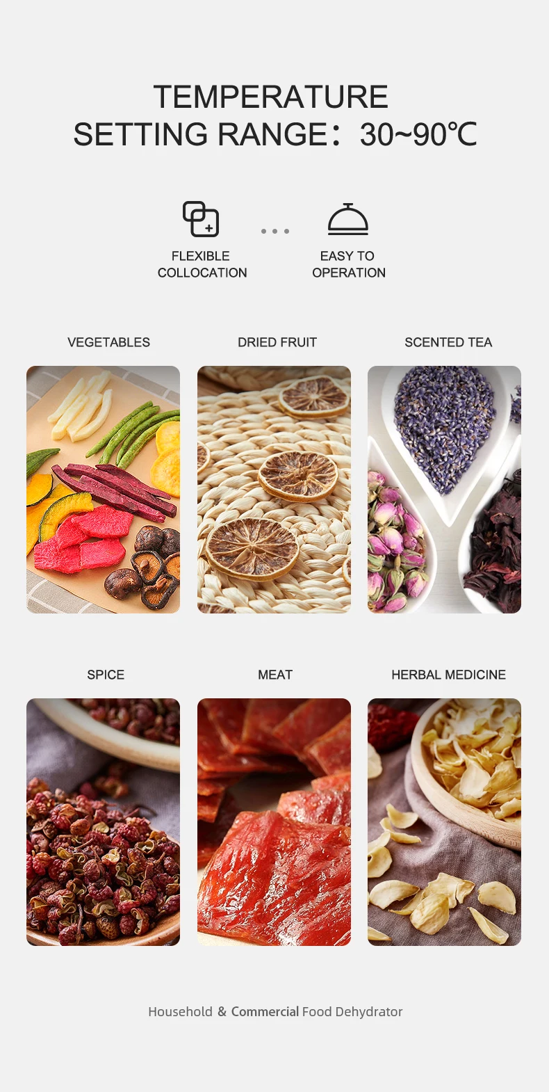 Фабричный производитель 10 слоев из нержавеющей стали бытовой пищевой Дегидратор для сушки фруктов