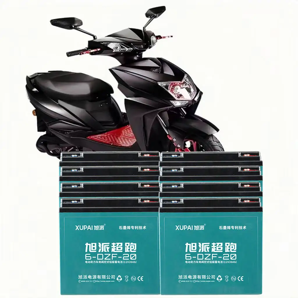 Deep Cycle 12V20Ah 6-DZM-20 Rechargeable Dry Charged Sealed AGM GEL Lead Acid Batteries for Motorcycle