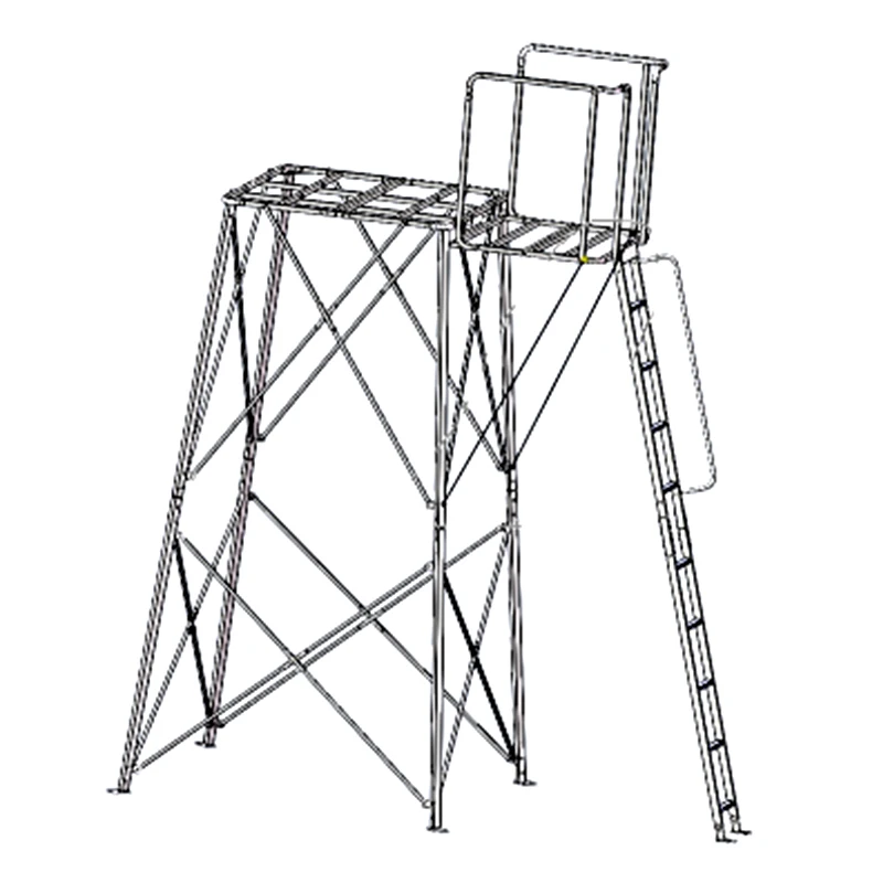 10ft shells blind standing steel Hunting Blind tent tower other Hunting Products for Multiple people