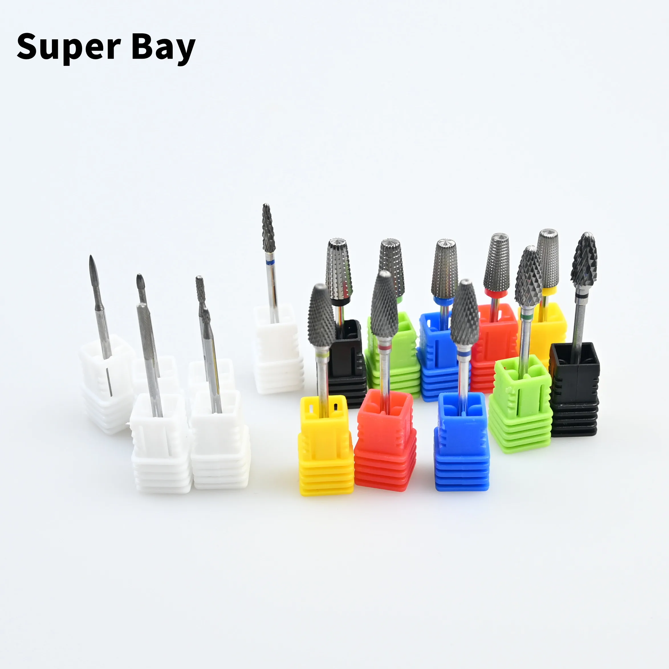 Carbide tungsten steel Nail Drill Bit Tapered Milling Cutter For Manicure Electric Drill Accessories