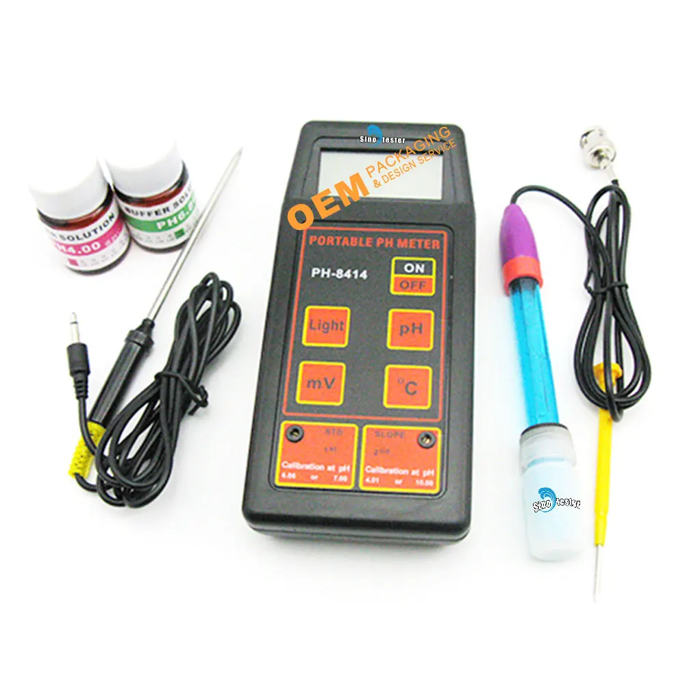 Temp Ph Orp Sensor Water Ph Meter Portable With Suitable For Outdoor Test