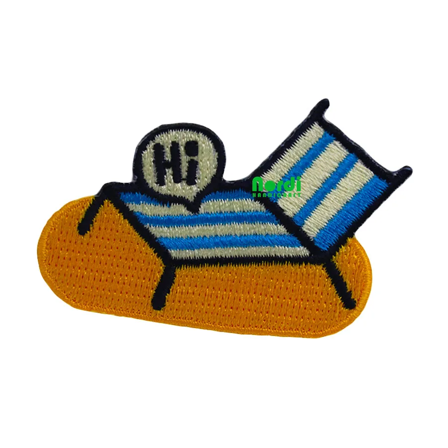 Cheap Price Custom Embroidery Patches Iron On Embroidered Badges For Hat