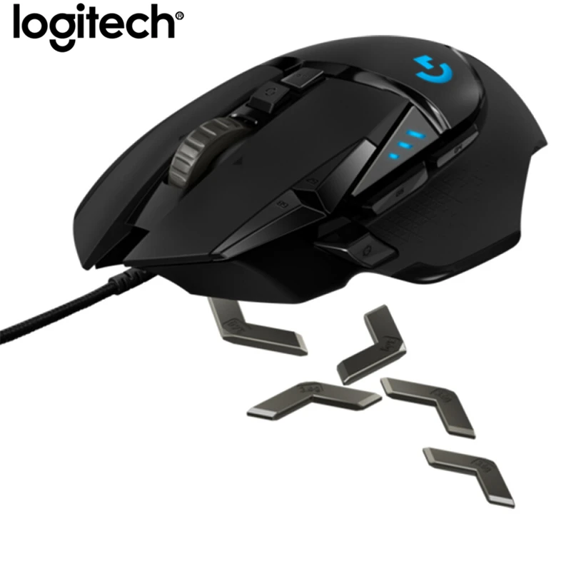 Hot Logitech G502 HERO RGB Professional Gaming Mouse 25600DPI Programming Mouse Adjustable Light Synchronizatio For Mouse Gamer