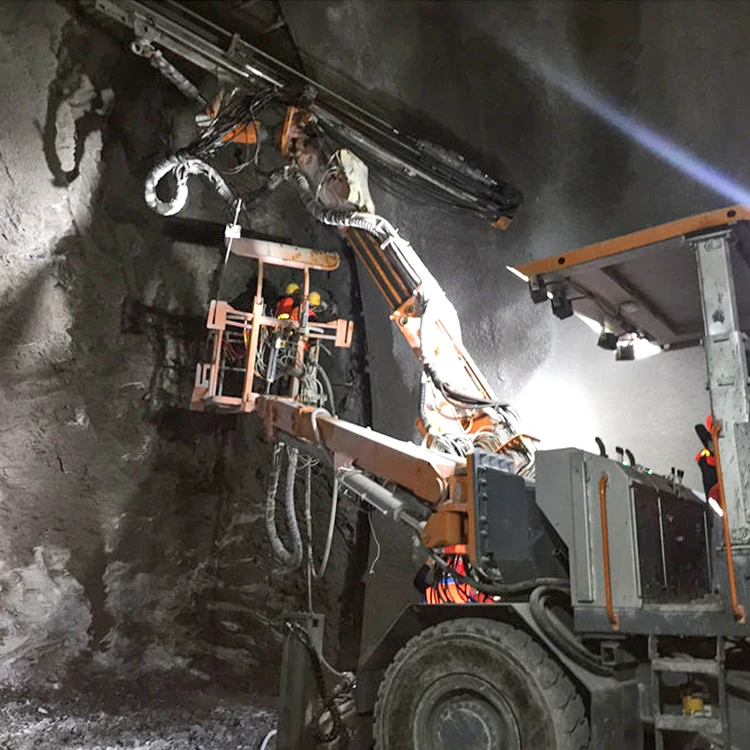 
Jumbo tunnel face drilling rig ZEGA UJ22 Boomer twin three single-boom Kaishan Underground tunneling mining face drilling rig 