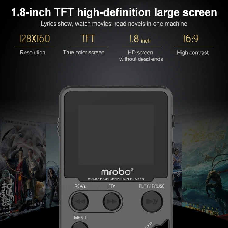 2022 Новые поступления 1 8 дюймовый HIFI MP3-плеер металлический высококачественный звук начального уровня без потерь Музыкальный