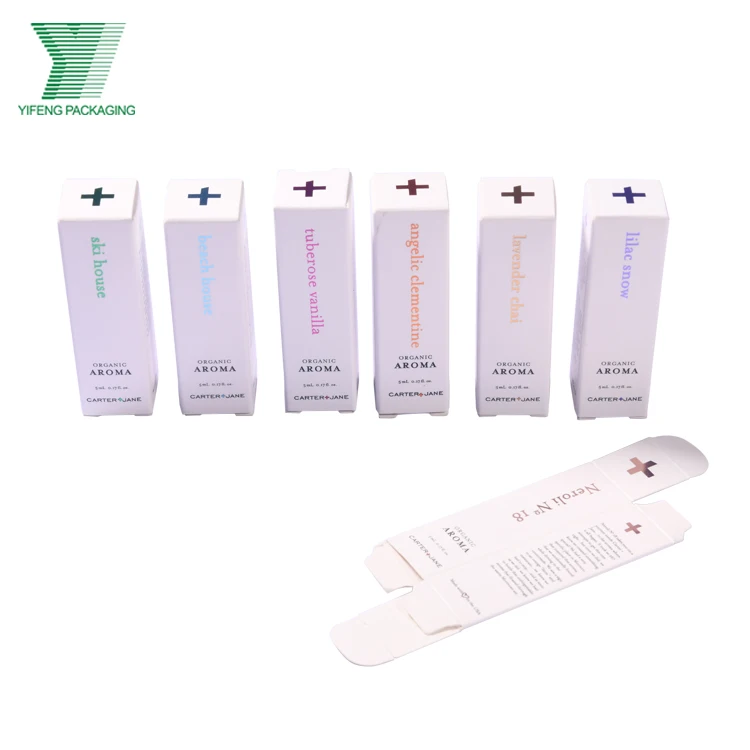 Custom Serum Roller Hemp Essential CBD Oil Dropper Bottle Packaging Box for