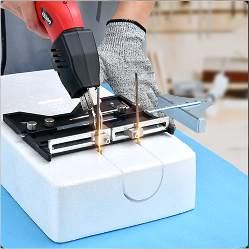 Воздушное охлаждение DIY горячей воды 200W 220V ЕС штекер Электрический бытовой ручной резки машина для нарезания канавок в EVA губка пены резак нож