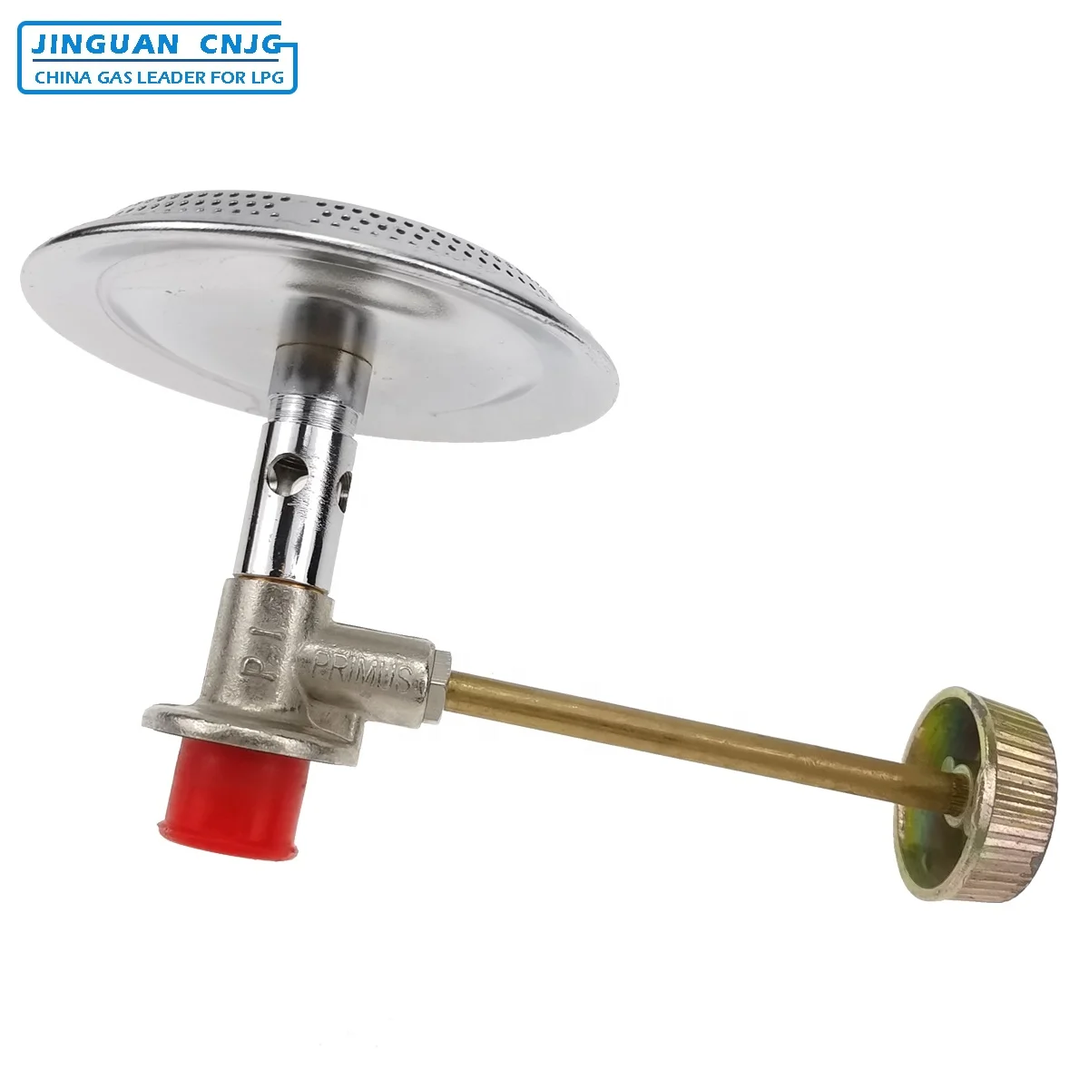 CNJG Hot Selling Cooktop PRIMUS Burner with Brass Valve Silver Portable Cast Iron LPG Gas Cooktops Single Burner