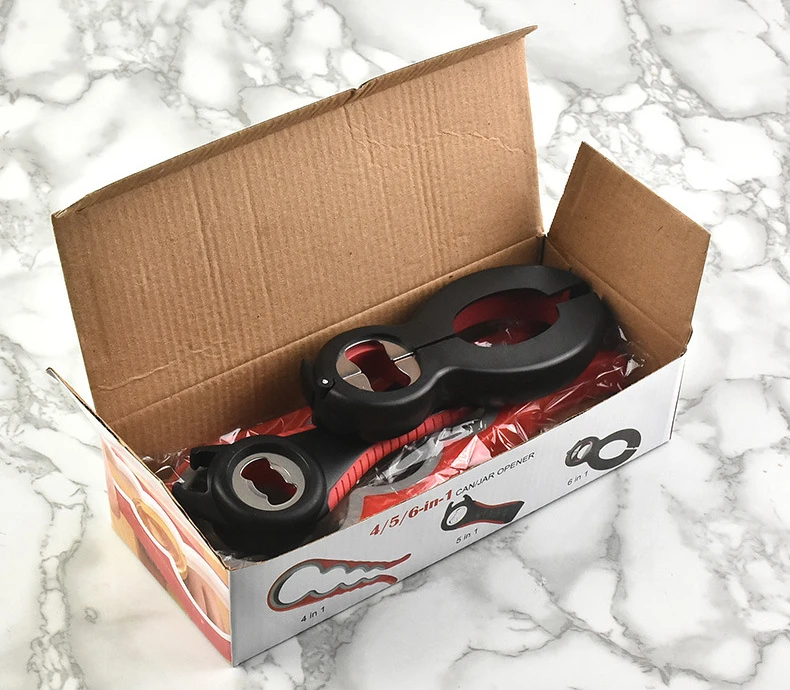 amazon top seller hot sell product kitchen accessories gadgets 4/5/6 in 1 multifunctional 3 pack jar bottle can opener set