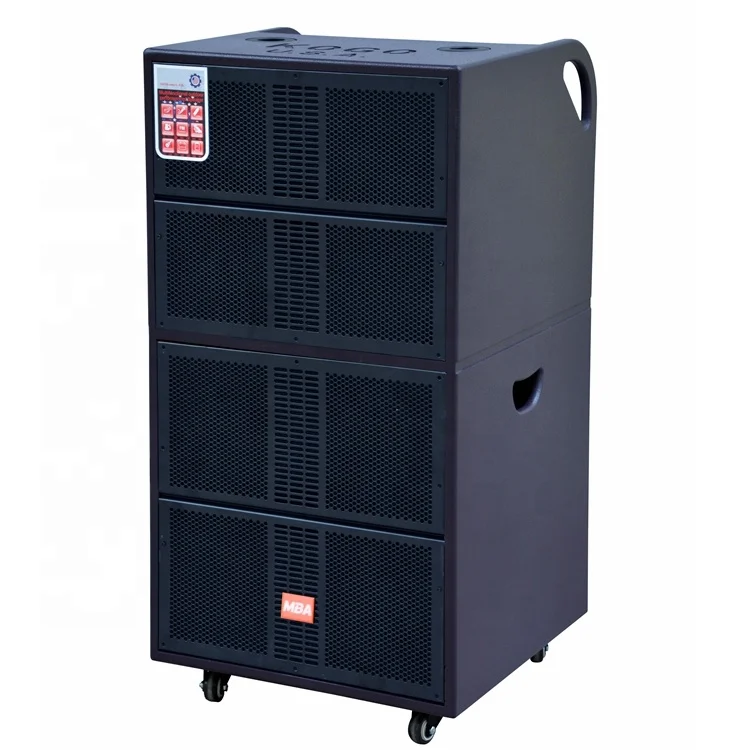 15 inch  best rechargeable portable professional trolley active stage speaker with wheels 200W RMS power