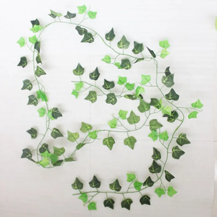 Artificial Vines  Leaves dual colors green creeper 100 eaves 240cm  2021 amazon top seller product online