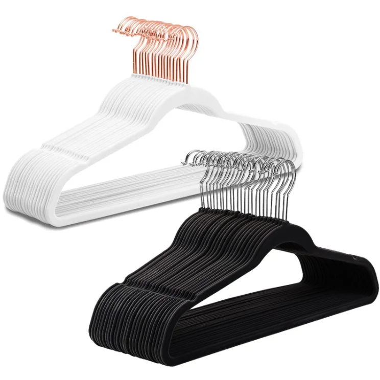 Win Win Hot selling Space Save Non-slip 50 Pack pants skirt Velvet Hangers for cloths