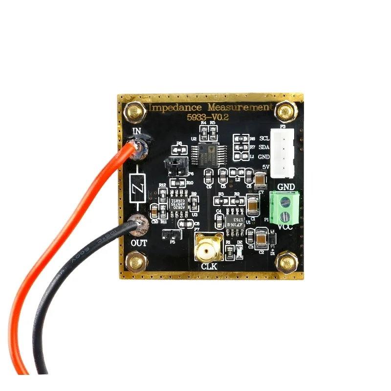 AD5933 Impedance Module Network Analyzer 1M Sample Rate 12 Bit Resolution Measurement Resistance Board Integrated ADC Converter