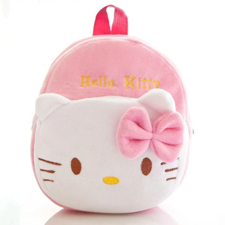 
Hot Cute Hello Kitty Backpack Cartoon Plush Stuffed Backpack For Kids 